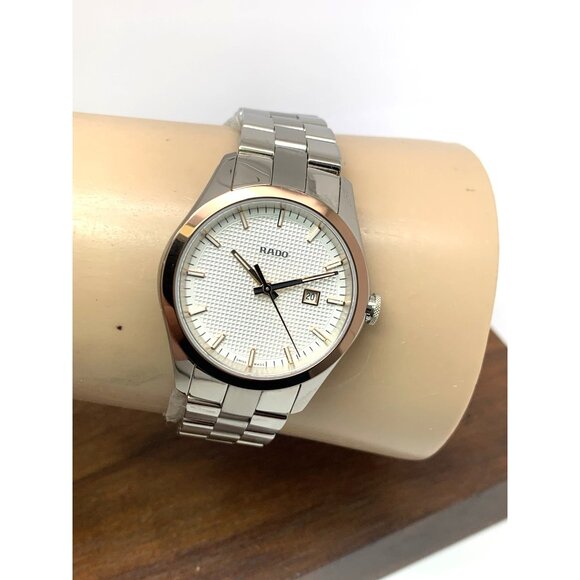 Rado Womens Watch R32976123 Hyperchrome Swiss Quartz Rose Gold Silver Steel 31mm - Picture 12 of 15